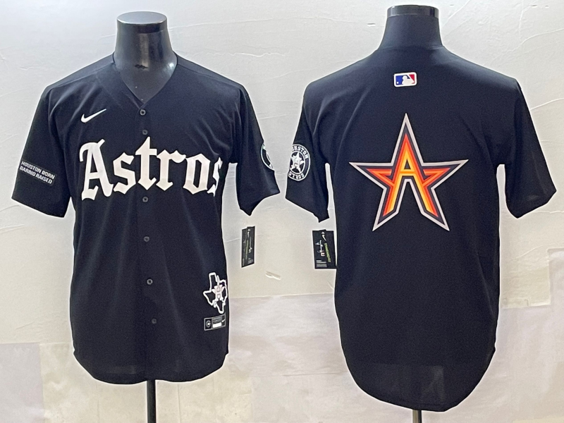 Men Houston Astros blank black MLB Nike 2025 jersey style  21->houston astros->MLB Jersey